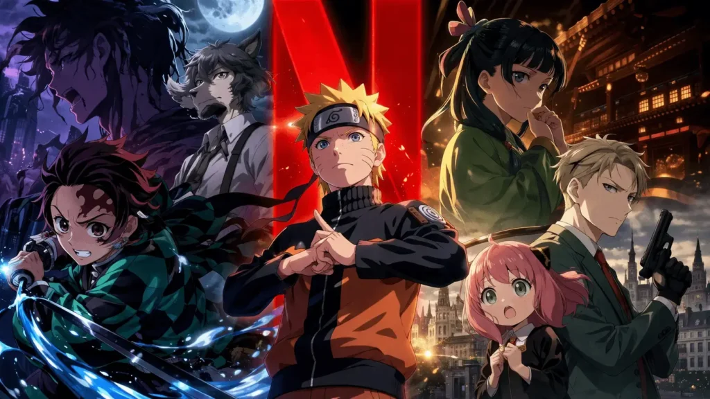 Melhores Animes da Netflix em 2026