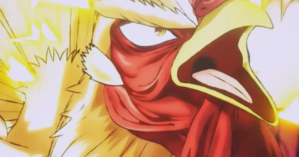 rooster fighter o anime do galo